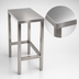 Thumbnail image #3 for Advance Tabco Special Value 30 Inch x 16 Inch Stainless Steel Square Leg Filler Work Table