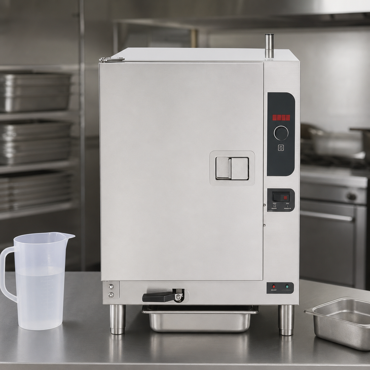 Product image #3 for Cleveland SteamChef 6 Boilerless Countertop Convection Steamer, Electric, 1 Compartment, 6 Full-Size Pan Capacity