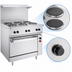 Thumbnail image #4 for Vulcan 36-Inch Electric Restaurant Range with 2 French Hotplates, 2 Hot Tops and Standard Oversized Oven, 208V