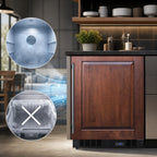 Thumbnail image #4 for Summit Commercial SCFF53BIF 24-Inch Panel-Ready Frost-Free Undercounter All-Freezer, 4.7 Cu. Ft., Reversible Door