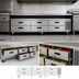 Thumbnail image #3 for Delfield Low Profile Refrigerated Equipment Stand, 110-1/4 Inch Wide, 6 Drawers