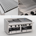 Thumbnail image #3 for Bakers Pride Dante Series C-36RS-R Countertop Gas Radiant Charbroiler, 36-Inch Wide, Stainless Steel