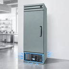 Thumbnail image #3 for Excellence Commercial Products CF-20HC 20 Cu. Ft. Upright Reach-In Freezer, One-Section, Bottom-Mount, Solid Locking Door