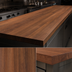 Thumbnail image #3 for John Boos Boos Block American Black Walnut Edge Grain Kitchen Countertop, 120 x 32 x 2-1/4 Inch, Penetrating Oil Finish