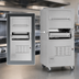 Thumbnail image #3 for Southbend Platinum 32-Inch Single Deck Gas Upright Broiler with Convection Oven and Warming Oven