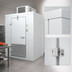 Thumbnail image #3 for Arctic Industries 8' x 6' Indoor Walk-In Cooler, No Floor, 35°F Holding, Remote Pre-Assembled Refrigeration