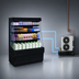 Thumbnail image #3 for Howard-McCray 30E Series Remote Rear-Loading Open Merchandiser, 63 Inch, Black, 3-Tier LED Shelves