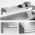Thumbnail image #3 for Eagle Group 60-Inch x 12-Inch Wall-Mounted 304 Stainless Steel Shelf, 14 Gauge
