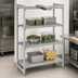 Thumbnail image #4 for Cambro Camshelving Premium Speckled Gray Stationary Starter Shelving Unit, 21-Inch Deep x 60-Inch Wide x 72-Inch High, 4-Tier, 3 Vented + 1 Solid