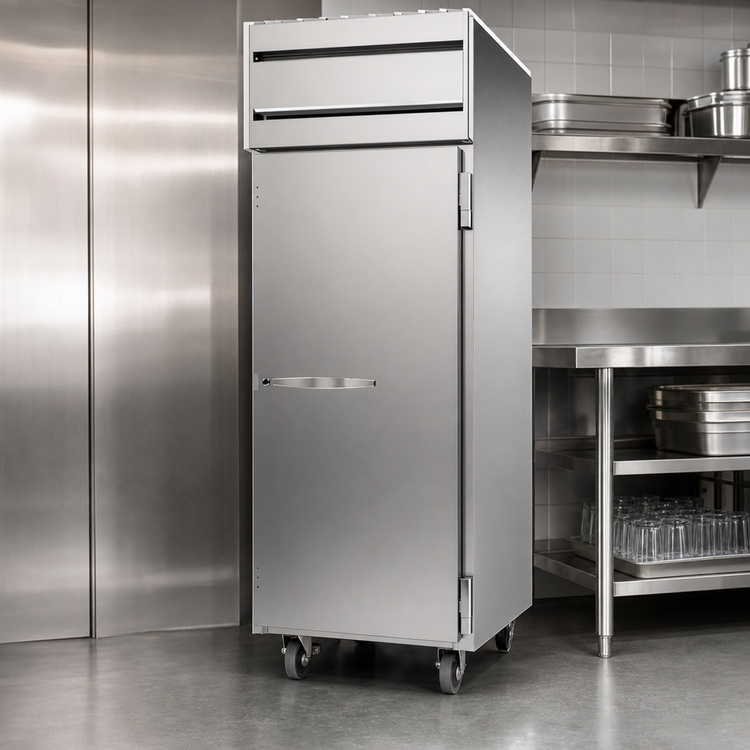 Product image #3 for Beverage-Air Horizon Series One-Section Reach-In Freezer, 21.06 Cu. Ft., Top-Mounted Self-Contained, Solid Right-Hand Door