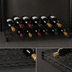 Thumbnail image #3 for Eagle Group Cradle Wire Wine Shelf, 36 x 14 Inch, Black Epoxy, 9-Bottle Capacity