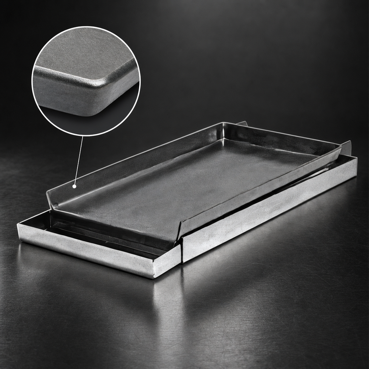 Product image #3 for Rocky Mountain Portable 12 x 24 Inch Steel Griddle Top for 2 Burners