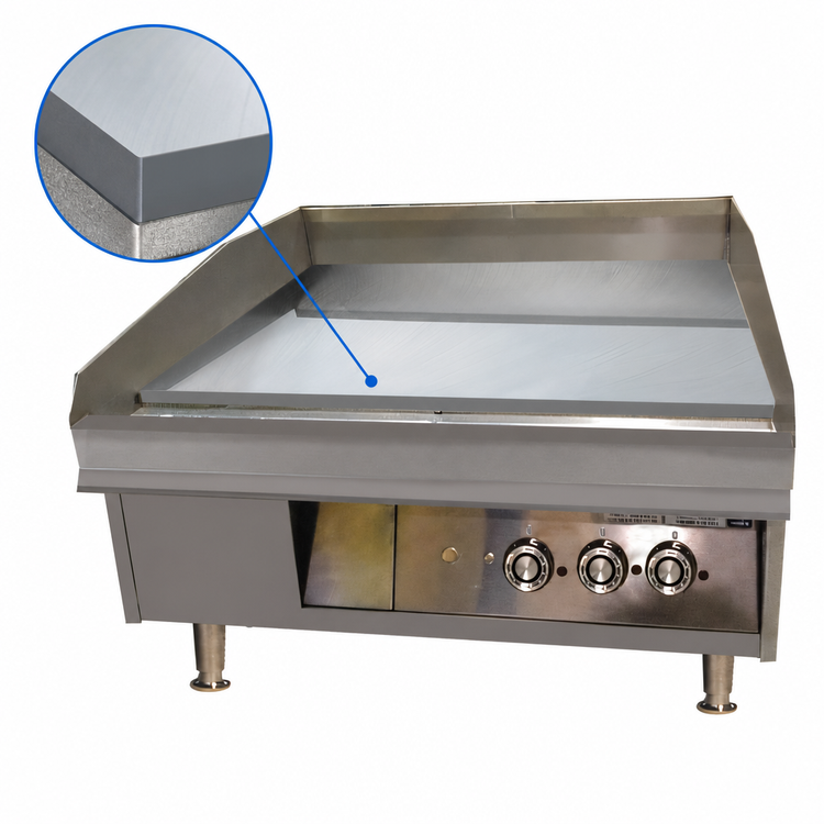 Product image #4 for Lang LG Series 48-Inch Countertop Gas Griddle with 1-Inch Steel Plate