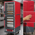 Thumbnail image #3 for Metro C5 3 Series Full Height Combination Heated Holding and Proofing Cabinet with Dutch Clear Doors, Red Insulation Armour