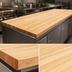 Thumbnail image #3 for John Boos Boos Block 96 Inch x 27 Inch Maple Kitchen Countertop, 1-1/2 Inch Thick, Oil Finish