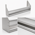 Thumbnail image #3 for Advance Tabco Prestige PRSSR-48 Single-Tier 48 Inch Stainless Steel Speed Rail — 12 Bottle Capacity