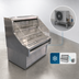 Thumbnail image #3 for Howard-McCray 35E Series Remote Straight-Side Open Merchandiser, 75-Inch, Stainless Steel, LED Top