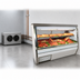 Thumbnail image #3 for Howard-McCray 34N Series Double Duty Remote Red Meat Service Case, 96 Inch, Straight Glass, LED, White Exterior