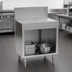 Thumbnail image #3 for Eagle Group Spec-Bar Freestanding Open Base Stainless Steel Workboard Cabinet, 36-Inch W x 19-Inch D