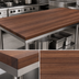 Thumbnail image #3 for John Boos Boos Block 72-Inch x 30-Inch American Black Walnut Kitchen Countertop with Varnique Finish