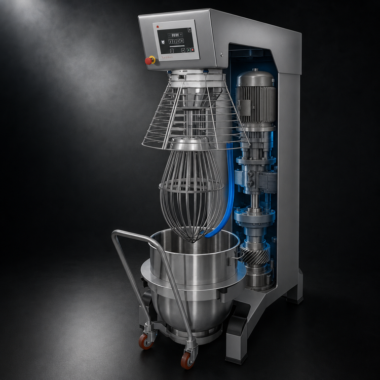 Product image #4 for Varimixer ERGO150-2 150 Qt Heavy-Duty Floor Planetary Mixer with Programmable Touchscreen, 208V, 3-Phase
