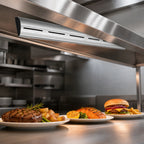 Thumbnail image #3 for Hatco Glo-Ray® GR5AH-66 Curved Infrared Strip Heater, 66 Inch, High Watt, Unlighted, Aluminum Housing