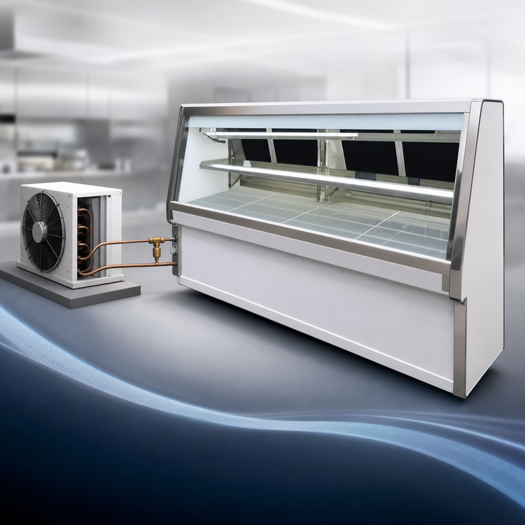 Product image #3 for Howard-McCray 34E Series Remote Double Duty Deli Meat & Cheese Service Case, 52-1/2 Inch, White, LED Lighting
