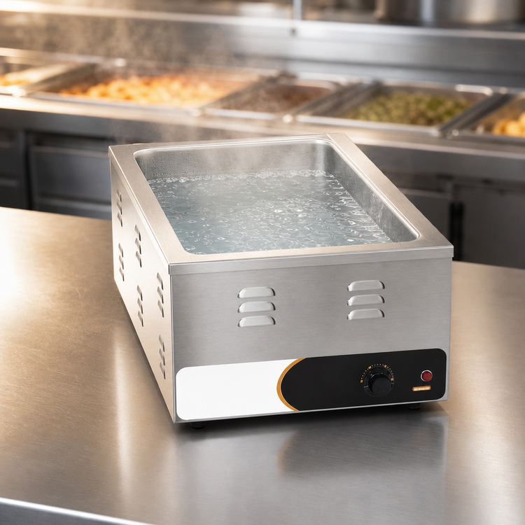 Product image #3 for Nemco 6055A-220 Full-Size Wet Countertop Food Warmer, 220V