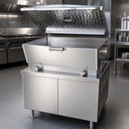 Thumbnail image #3 for Crown GMTS-40 40 Gallon Gas Cabinet Base Hydraulic Tilting Skillet