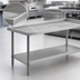 Thumbnail image #3 for Eagle Group Spec-Master Marine Series Stainless Steel Work Table with Marine Edge Top and Undershelf, 60 x 36 Inches