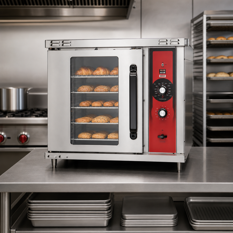 Product image #4 for Vulcan GCO2D Half-Size Single-Deck Gas Convection Oven with Solid State Controls