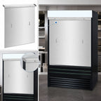 Thumbnail image #3 for Turbo Air SCS-72-E Solid Stainless Steel Security Cover for TOM-72EB-N, Field Installed, 34"W x 2-1/4"D x 49-3/8"H