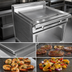 Thumbnail image #3 for Titan JTRH-18IP 18 Inch Cabinet Base Gas Plancha Top Range