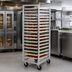 Thumbnail image #3 for Carter-Hoffmann Double-Width Fixed Angle End-Loading Pan Rack for 36 18 x 26 Trays