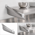 Thumbnail image #3 for Eagle Group Heavy Duty Left Single-Knob Cantilever Shelf C Bracket, 24 Inch, Stainless Steel