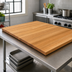 Thumbnail image #3 for Appalachian Red Oak Edge-Grain Island Countertop, 48 x 30 x 1-1/2 Inch, Varnique Finish