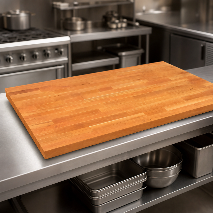 Product image #3 for Boos Block American Cherry Full-Length Edge Grain Kitchen Countertop, 84 x 30 x 1-1/2 Inch, Oil Finish