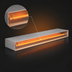Thumbnail image #3 for Hatco Glo-Ray 48-Inch Unlighted Infrared Strip Heater with Single Metal Heating Rod