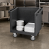 Thumbnail image #4 for Cambro Tray & Dish Cart Only with 6-Inch Swivel Casters, Polyethylene, Charcoal Gray