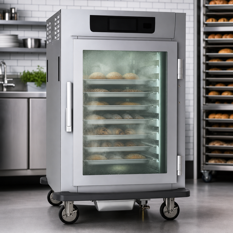 Product image #3 for Metro C5 9 Series 1/2-Height Pass-Thru Controlled Humidity Heated Holding & Proofing Cabinet, 8 Pan Capacity