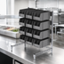 Thumbnail image #3 for Metro Chain Reaction Countertop Condiment Tower with 12 Bins, Chrome Finish