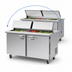Thumbnail image #3 for Turbo Air PRO Series Mega Top Dual-Sided Lid Sandwich/Salad Prep Table, 2-Section, Rear-Mount Compressor, 24-Pan, 19 Cu. Ft.