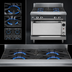Thumbnail image #3 for Vulcan V Series Heavy-Duty 36-Inch Commercial Gas Range with Standard Oven and 4 Open Burners
