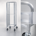 Thumbnail image #3 for Dinex Econoline All-Aluminum End-Load Pan Rack for 9 18 x 26 Inch Trays