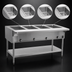 Thumbnail image #3 for Eagle Group 63-1/2-Inch Electric Hot Food Table with 4 Dry Wells, Open Base, 120V