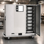 Thumbnail image #3 for Metro MBQ MBQ-72-QH Heated Banquet Holding Cabinet, Single Door, 72 Covered 11-Inch Plates, Stainless Steel, Thermostatic