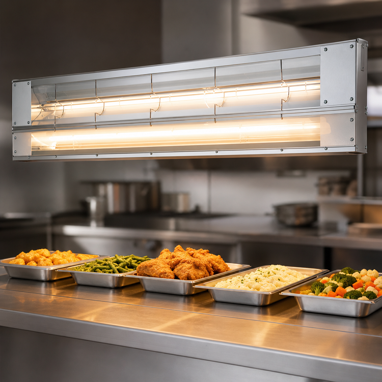Product image #3 for Hatco Glo-Ray 36-Inch Single Lighted Infrared Strip Heat Lamp Food Warmer