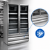 Thumbnail image #4 for Howard-McCray Two-Section Bottom-Mount Glass Door Refrigerator Merchandiser, 42 Cu. Ft.