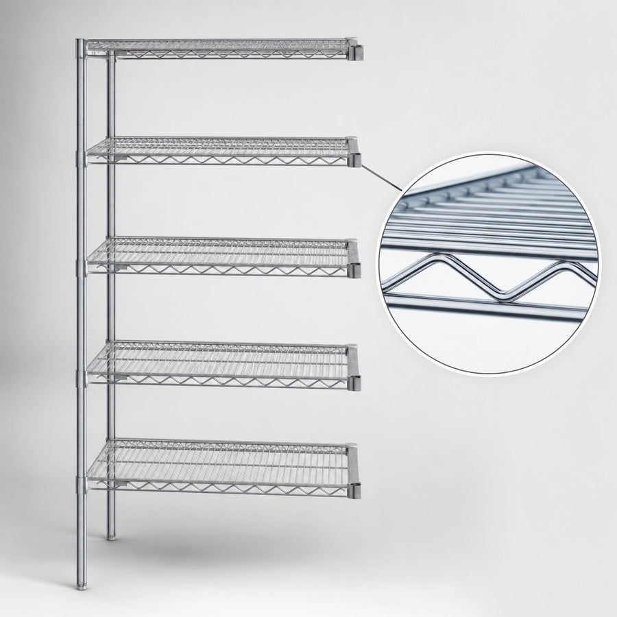Patented QuadTruss® Shelves