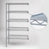 Thumbnail image #3 for Eagle Group 5-Tier Chrome-Plated Add-On Wire Shelving Unit, 30 x 21 x 74 Inches